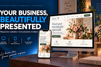 build a responsive website for your business in italian