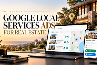 set up and manage google local services ads for real estate