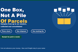 collect your china samples and ship them in one box