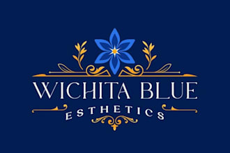 do dark academia vintage logo for esthetician small business