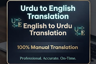 translate and localize urdu novel, story, or literary text to english