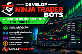 develop ninja trader bots, automated trading strategies and indicators