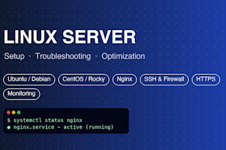 set up, troubleshoot and optimize your linux server