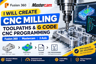 create cnc milling toolpaths g code cnc programming fusion 360 mastercam