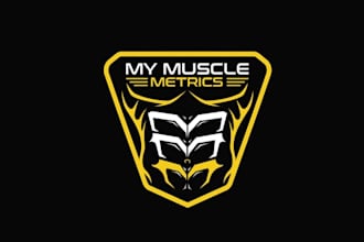 design monogram empowering logo for a fitness application
