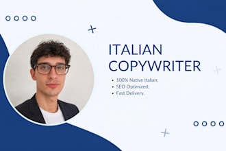 write engaging SEO blog posts and articles in italian
