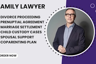 provide legal services relating to family laws and child custody