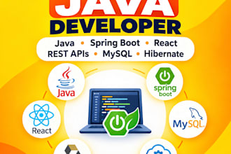 java spring boot development and fixes