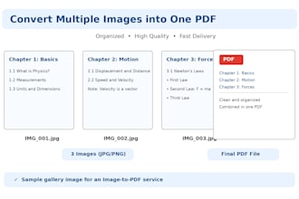 covert image to pdf and