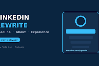 rewrite your linkedin profile to attract recruiters or clients