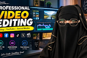 professional video editing,vlog and ai video services
