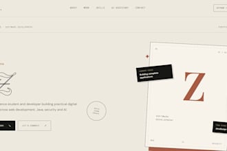 create responsive portfolio website