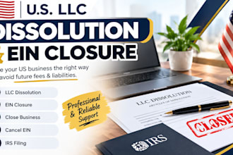 do llc dissolution and ein closure to completely close your USA business