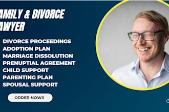 be your family lawyer in divorce case, child custody