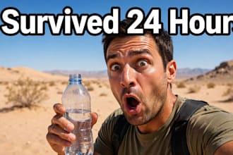 design eye catching youtube thumbnail mrbeast style