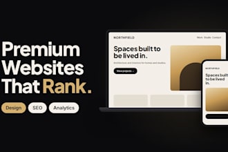 build a fast responsive website with SEO and deployment