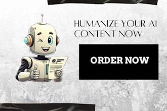 humanize ai content, rewrite chatgpt text, and edit for SEO