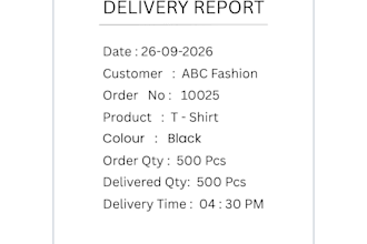 design professional shipment and delivery reports in canva