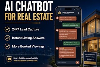 build a custom ai chatbot for your real estate website