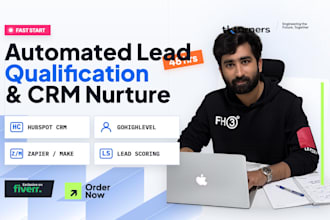 build automated lead qualification and crm nurturing workflows