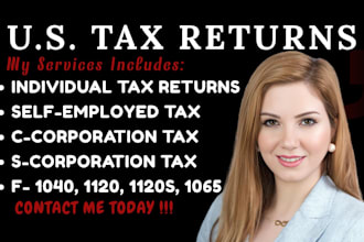 do US tax preparation, US tax returns, business tax, form 1040, 1120 and 1065