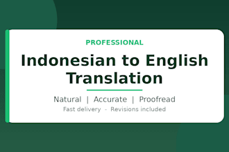 translate indonesian to english accurately