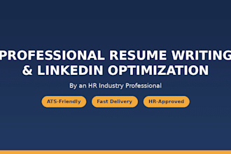 create a professional resume and optimize  linkedin profile