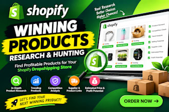 find profitable shopify winning products