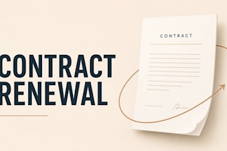 write a legally binding contract renewal for your business
