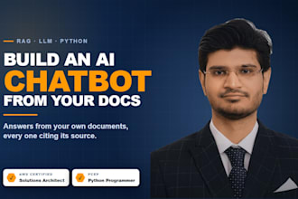 build a rag chatbot trained on your documents and knowledge base