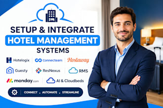 setup hotelogix connecteam hostaway guesty resnexus rms monday com ai cloudbeds