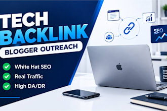 publish tech backlinks from high quality tech sites through blogger outreach