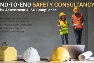 provide complete hse safety consultancy,iso certification,risk assessments