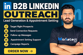 manage linkedin outreach for lead generation and appointment setting