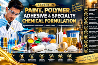 be your expert in paint, polymer, adhesive, and specialty chemical formulation