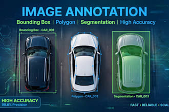 do image annotation, bounding box, polygon and data labeling