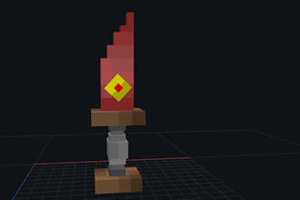 make simple 3d minecraft models