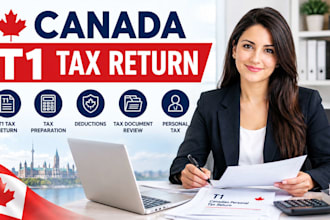 prepare your canadian personal t1 tax return