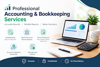 do accounting and finance tasks, bookkeeping, reporting