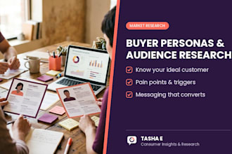 do target audience research and create detailed buyer personas