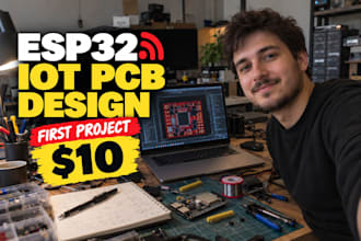 iot design pcb esp32