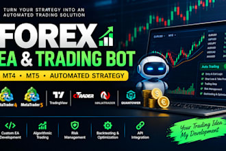 develop a forex ea, trading bot, and automated strategy