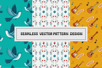 design seamless vector patterns