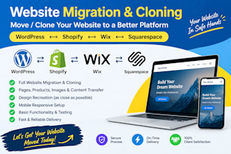 migrate clone wordpress squarespace wix to shopify migrate shopify to wordpress
