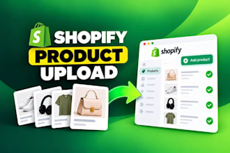 do manual shopify product upload with variants