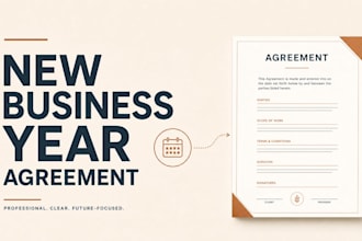 prepare a professional agreement for your new business year