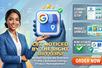 verified google my business profile business listing product reinstatement setup