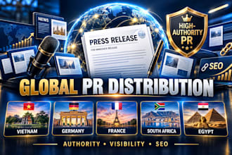 publish vietham,germany,france,south africa, egypt, google news PR to top sites