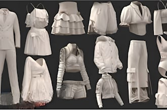 design high quality mesh clothes and outfits for second life