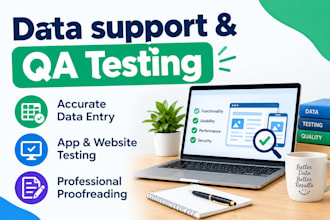 do expert data entry, copy paste, english telugu proofreading, manual testing